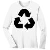 1-DAY RUSH NO MINIMUM Ladies Long Sleeve Crew Neck T-Shirt Thumbnail