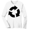1-DAY RUSH NO MINIMUM Ladies Long Sleeve Crew Neck T-Shirt Thumbnail