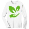 1-DAY RUSH NO MINIMUM Ladies Long Sleeve Crew Neck T-Shirt Thumbnail