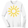 1-DAY RUSH NO MINIMUM Ladies Long Sleeve Crew Neck T-Shirt Thumbnail