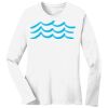 1-DAY RUSH NO MINIMUM Ladies Long Sleeve Crew Neck T-Shirt Thumbnail