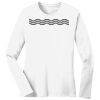 1-DAY RUSH NO MINIMUM Ladies Long Sleeve Crew Neck T-Shirt Thumbnail