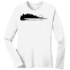 1-DAY RUSH NO MINIMUM Ladies Long Sleeve Crew Neck T-Shirt Thumbnail