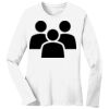 1-DAY RUSH NO MINIMUM Ladies Long Sleeve Crew Neck T-Shirt Thumbnail