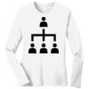 1-DAY RUSH NO MINIMUM Ladies Long Sleeve Crew Neck T-Shirt Thumbnail