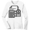 1-DAY RUSH NO MINIMUM Ladies Long Sleeve Crew Neck T-Shirt Thumbnail
