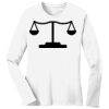 1-DAY RUSH NO MINIMUM Ladies Long Sleeve Crew Neck T-Shirt Thumbnail