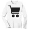 1-DAY RUSH NO MINIMUM Ladies Long Sleeve Crew Neck T-Shirt Thumbnail