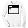 1-DAY RUSH NO MINIMUM Ladies Long Sleeve Crew Neck T-Shirt Thumbnail