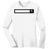 1-DAY RUSH NO MINIMUM Ladies Long Sleeve Crew Neck T-Shirt Thumbnail
