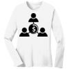 1-DAY RUSH NO MINIMUM Ladies Long Sleeve Crew Neck T-Shirt Thumbnail