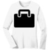 1-DAY RUSH NO MINIMUM Ladies Long Sleeve Crew Neck T-Shirt Thumbnail