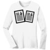 1-DAY RUSH NO MINIMUM Ladies Long Sleeve Crew Neck T-Shirt Thumbnail