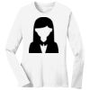 1-DAY RUSH NO MINIMUM Ladies Long Sleeve Crew Neck T-Shirt Thumbnail