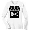 1-DAY RUSH NO MINIMUM Ladies Long Sleeve Crew Neck T-Shirt Thumbnail