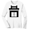 1-DAY RUSH NO MINIMUM Ladies Long Sleeve Crew Neck T-Shirt Thumbnail