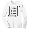 1-DAY RUSH NO MINIMUM Ladies Long Sleeve Crew Neck T-Shirt Thumbnail