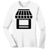 1-DAY RUSH NO MINIMUM Ladies Long Sleeve Crew Neck T-Shirt Thumbnail