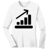 1-DAY RUSH NO MINIMUM Ladies Long Sleeve Crew Neck T-Shirt Thumbnail