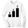 1-DAY RUSH NO MINIMUM Ladies Long Sleeve Crew Neck T-Shirt Thumbnail