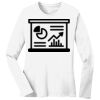 1-DAY RUSH NO MINIMUM Ladies Long Sleeve Crew Neck T-Shirt Thumbnail
