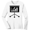 1-DAY RUSH NO MINIMUM Ladies Long Sleeve Crew Neck T-Shirt Thumbnail