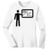 1-DAY RUSH NO MINIMUM Ladies Long Sleeve Crew Neck T-Shirt Thumbnail