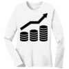 1-DAY RUSH NO MINIMUM Ladies Long Sleeve Crew Neck T-Shirt Thumbnail