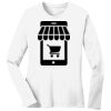 1-DAY RUSH NO MINIMUM Ladies Long Sleeve Crew Neck T-Shirt Thumbnail