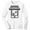 1-DAY RUSH NO MINIMUM Ladies Long Sleeve Crew Neck T-Shirt Thumbnail