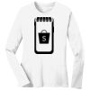 1-DAY RUSH NO MINIMUM Ladies Long Sleeve Crew Neck T-Shirt Thumbnail