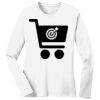 1-DAY RUSH NO MINIMUM Ladies Long Sleeve Crew Neck T-Shirt Thumbnail