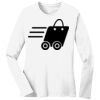 1-DAY RUSH NO MINIMUM Ladies Long Sleeve Crew Neck T-Shirt Thumbnail