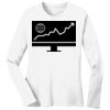 1-DAY RUSH NO MINIMUM Ladies Long Sleeve Crew Neck T-Shirt Thumbnail