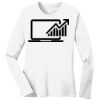 1-DAY RUSH NO MINIMUM Ladies Long Sleeve Crew Neck T-Shirt Thumbnail