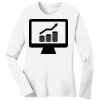1-DAY RUSH NO MINIMUM Ladies Long Sleeve Crew Neck T-Shirt Thumbnail
