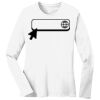 1-DAY RUSH NO MINIMUM Ladies Long Sleeve Crew Neck T-Shirt Thumbnail