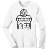 1-DAY RUSH NO MINIMUM Ladies Long Sleeve Crew Neck T-Shirt Thumbnail