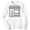 1-DAY RUSH NO MINIMUM Ladies Long Sleeve Crew Neck T-Shirt Thumbnail