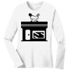 1-DAY RUSH NO MINIMUM Ladies Long Sleeve Crew Neck T-Shirt Thumbnail