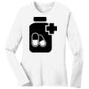 1-DAY RUSH NO MINIMUM Ladies Long Sleeve Crew Neck T-Shirt Thumbnail