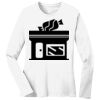 1-DAY RUSH NO MINIMUM Ladies Long Sleeve Crew Neck T-Shirt Thumbnail
