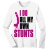 1-DAY RUSH NO MINIMUM Ladies Long Sleeve Crew Neck T-Shirt Thumbnail