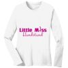 1-DAY RUSH NO MINIMUM Ladies Long Sleeve Crew Neck T-Shirt Thumbnail