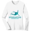1-DAY RUSH NO MINIMUM Ladies Long Sleeve Crew Neck T-Shirt Thumbnail