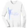 1-DAY RUSH NO MINIMUM Ladies Long Sleeve Crew Neck T-Shirt Thumbnail