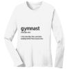 1-DAY RUSH NO MINIMUM Ladies Long Sleeve Crew Neck T-Shirt Thumbnail