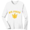 1-DAY RUSH NO MINIMUM Ladies Long Sleeve Crew Neck T-Shirt Thumbnail