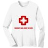 1-DAY RUSH NO MINIMUM Ladies Long Sleeve Crew Neck T-Shirt Thumbnail