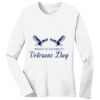1-DAY RUSH NO MINIMUM Ladies Long Sleeve Crew Neck T-Shirt Thumbnail